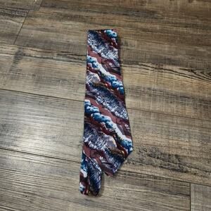 J. Garcia Necktie vintage abstract design pre-owned.  B39